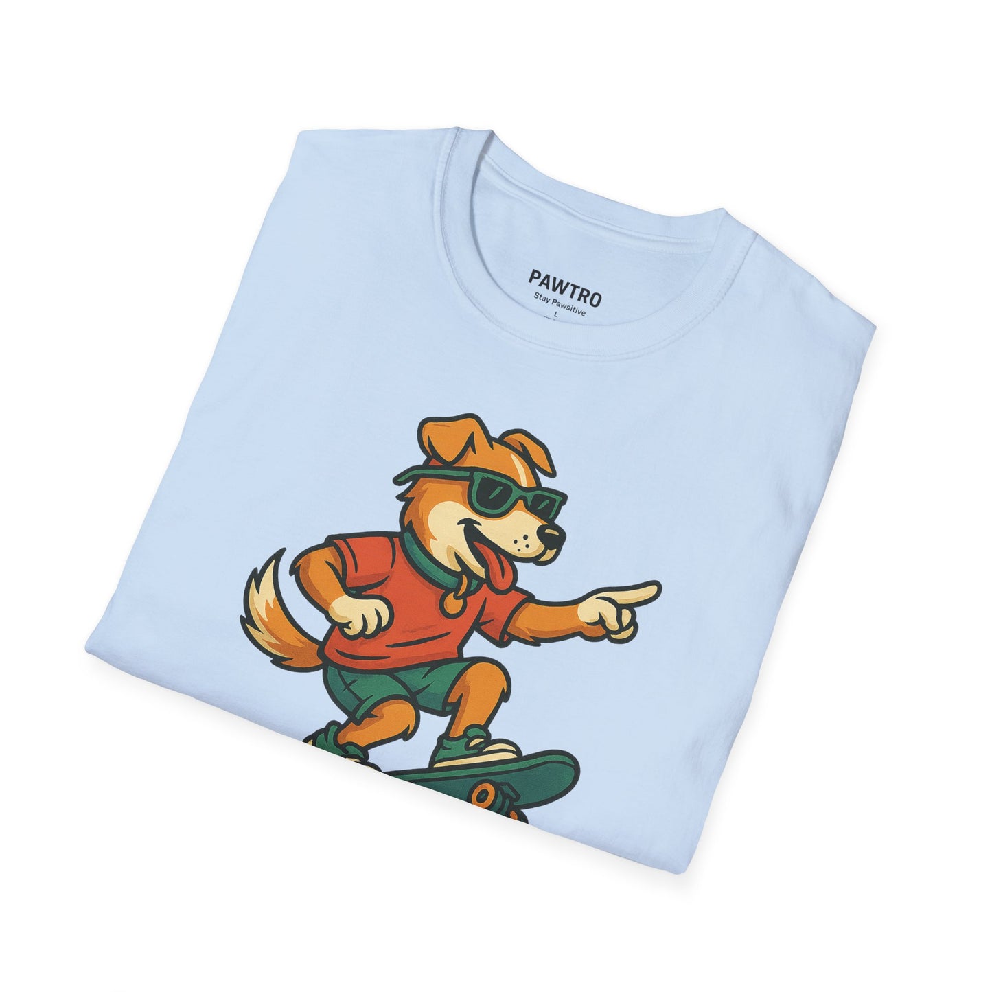 Skateboarding Dog T-Shirt - Dog Mode On