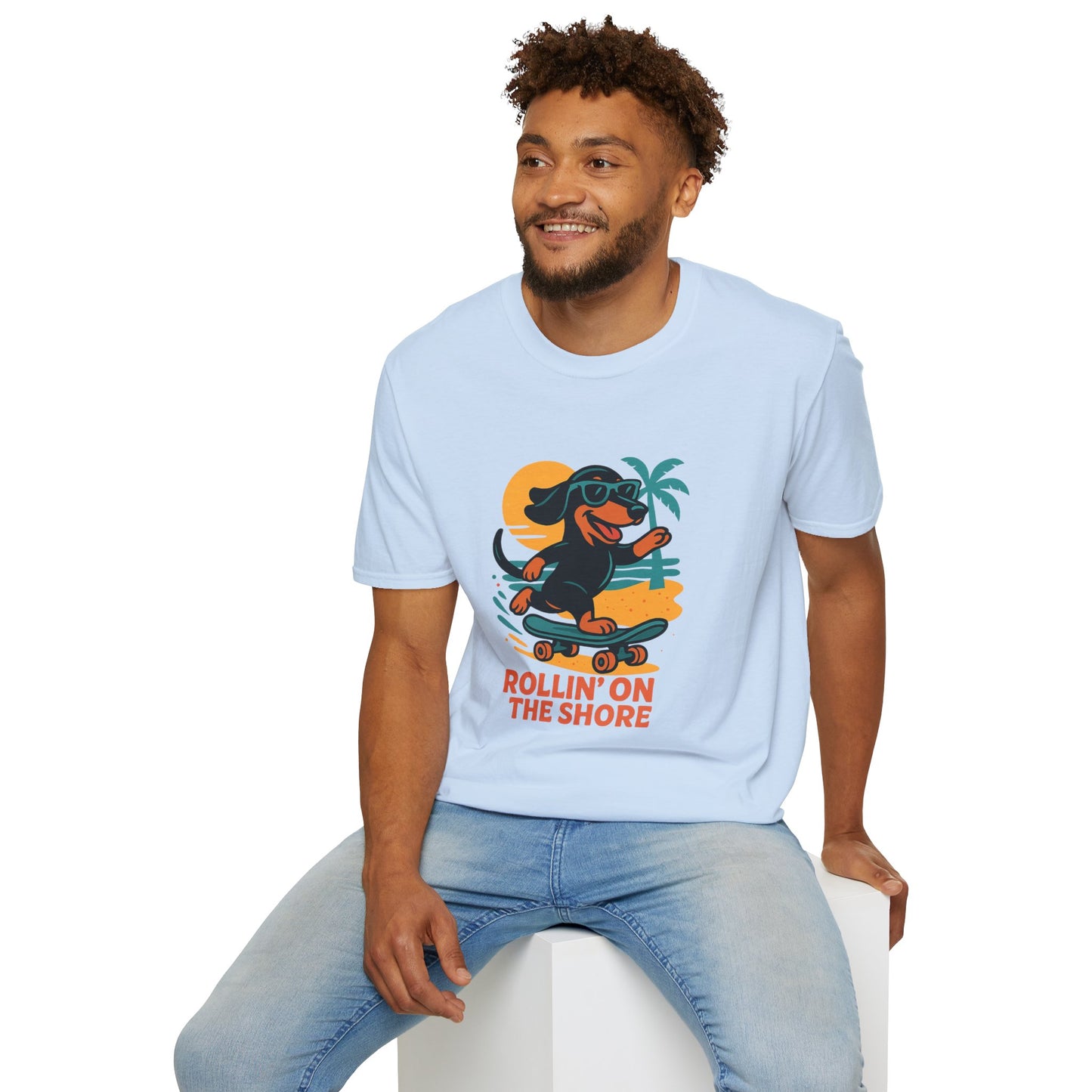 Cool Dog Surfing Unisex T-Shirt