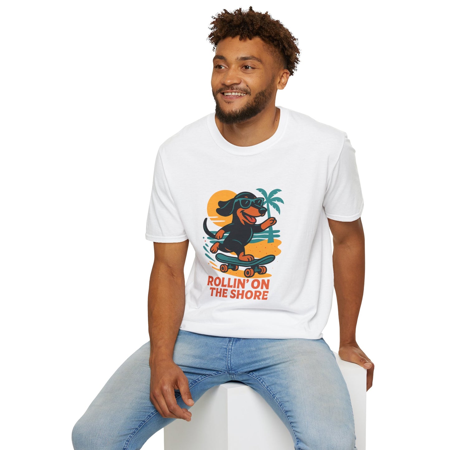 Cool Dog Surfing Unisex T-Shirt