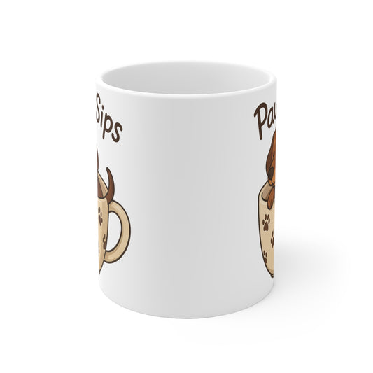 Adorable Dog-Themed Ceramic Mug