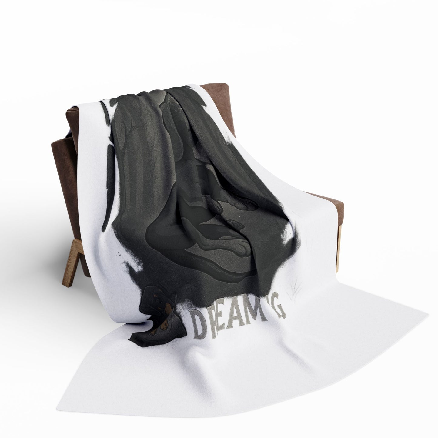 Dream Big Dog Arctic Fleece Blanket, Cozy Pet Blanket