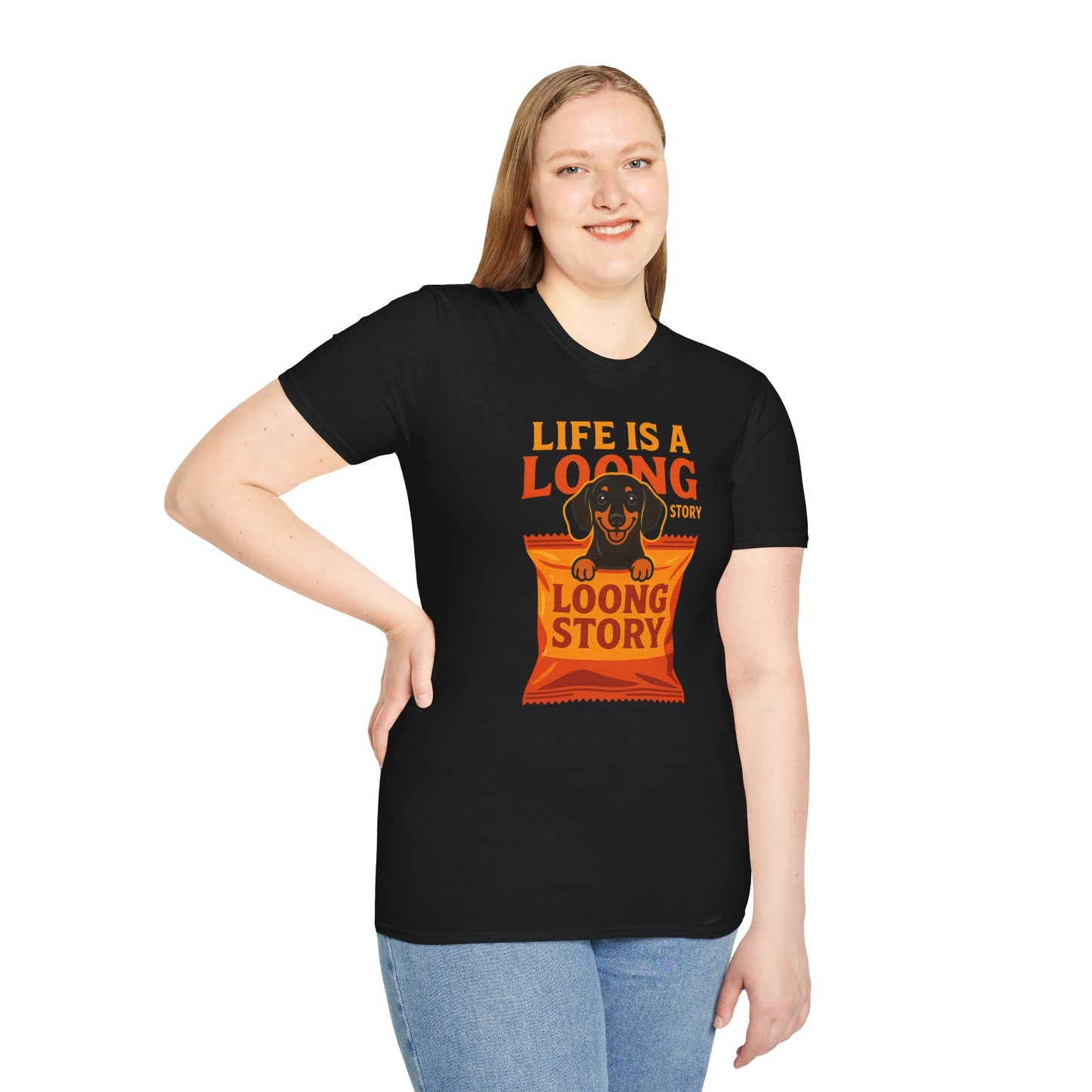 Life is a Loong Story Dog T-Shirt, Funny Pet Owner Tee