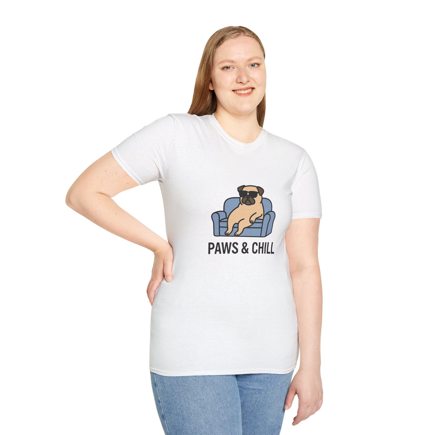 Unisex Paws & Chill T-Shirt, Funny Pet Lover Tee