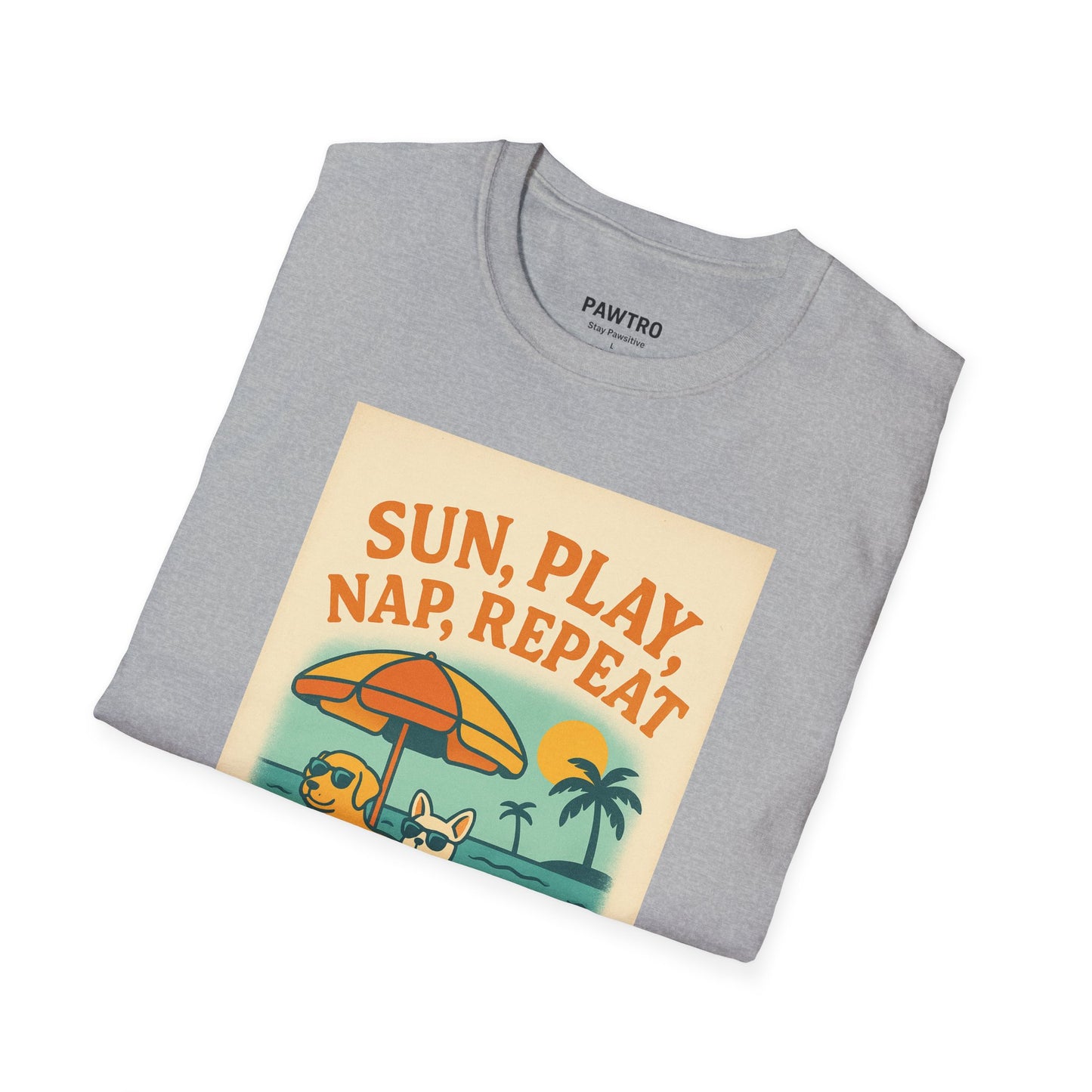 Summer Vibes T-Shirt, Casual Tee for Dog Lovers