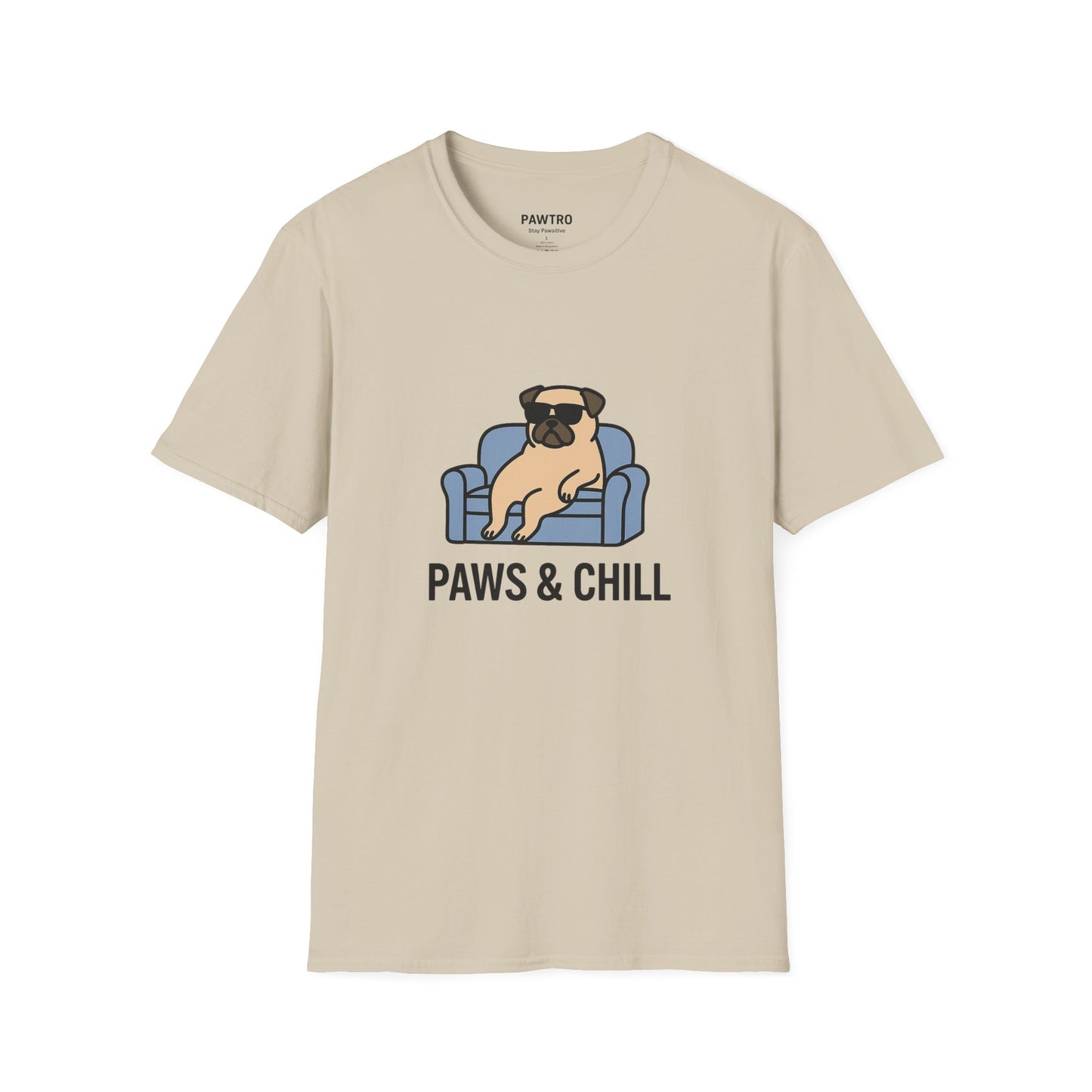 Unisex Paws & Chill T-Shirt, Funny Pet Lover Tee