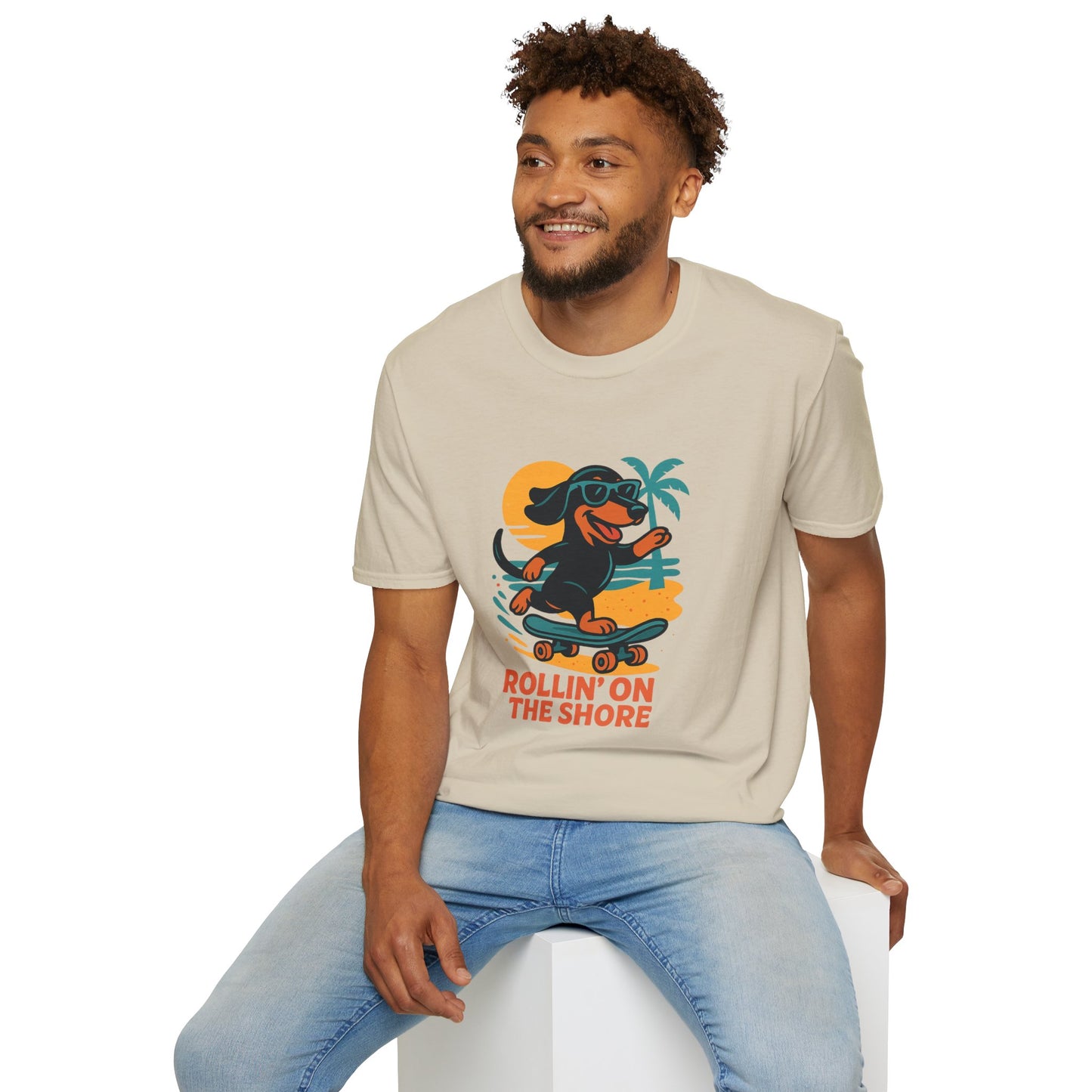 Cool Dog Surfing Unisex T-Shirt