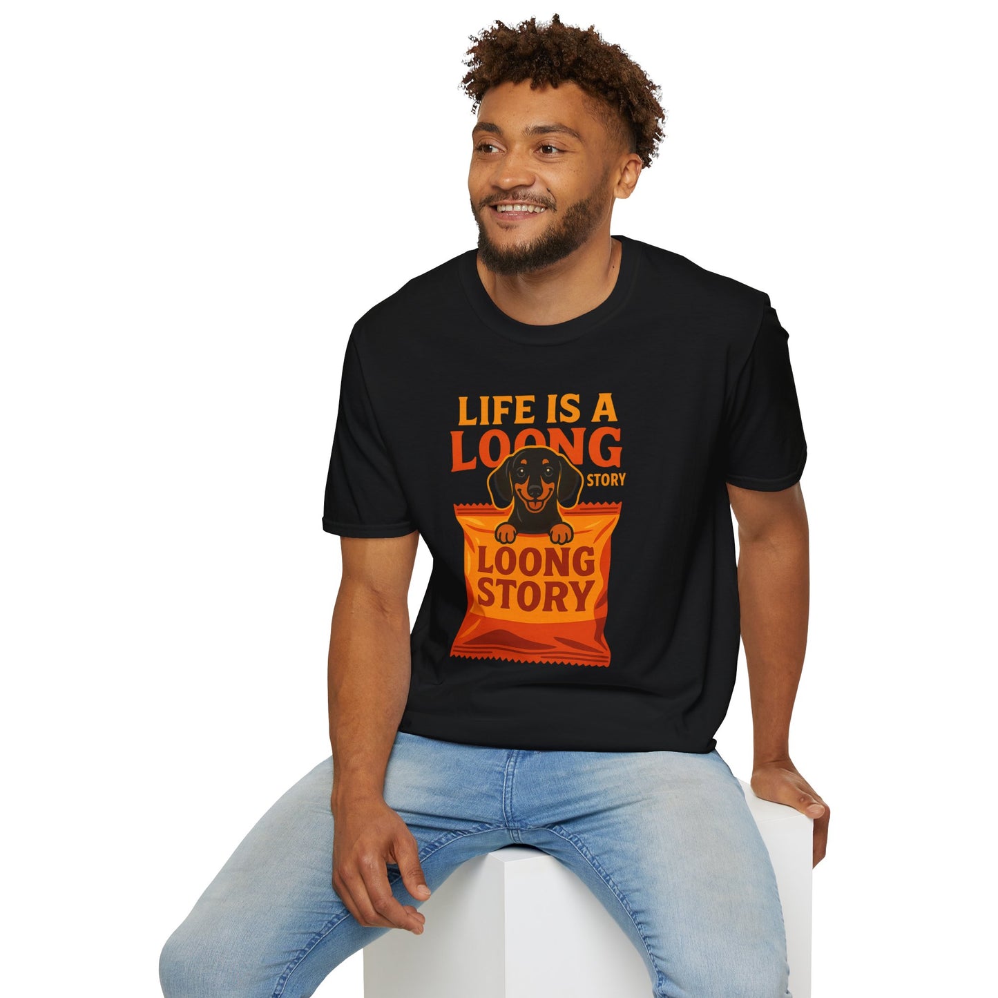 Life is a Loong Story Dog T-Shirt, Funny Pet Owner Tee