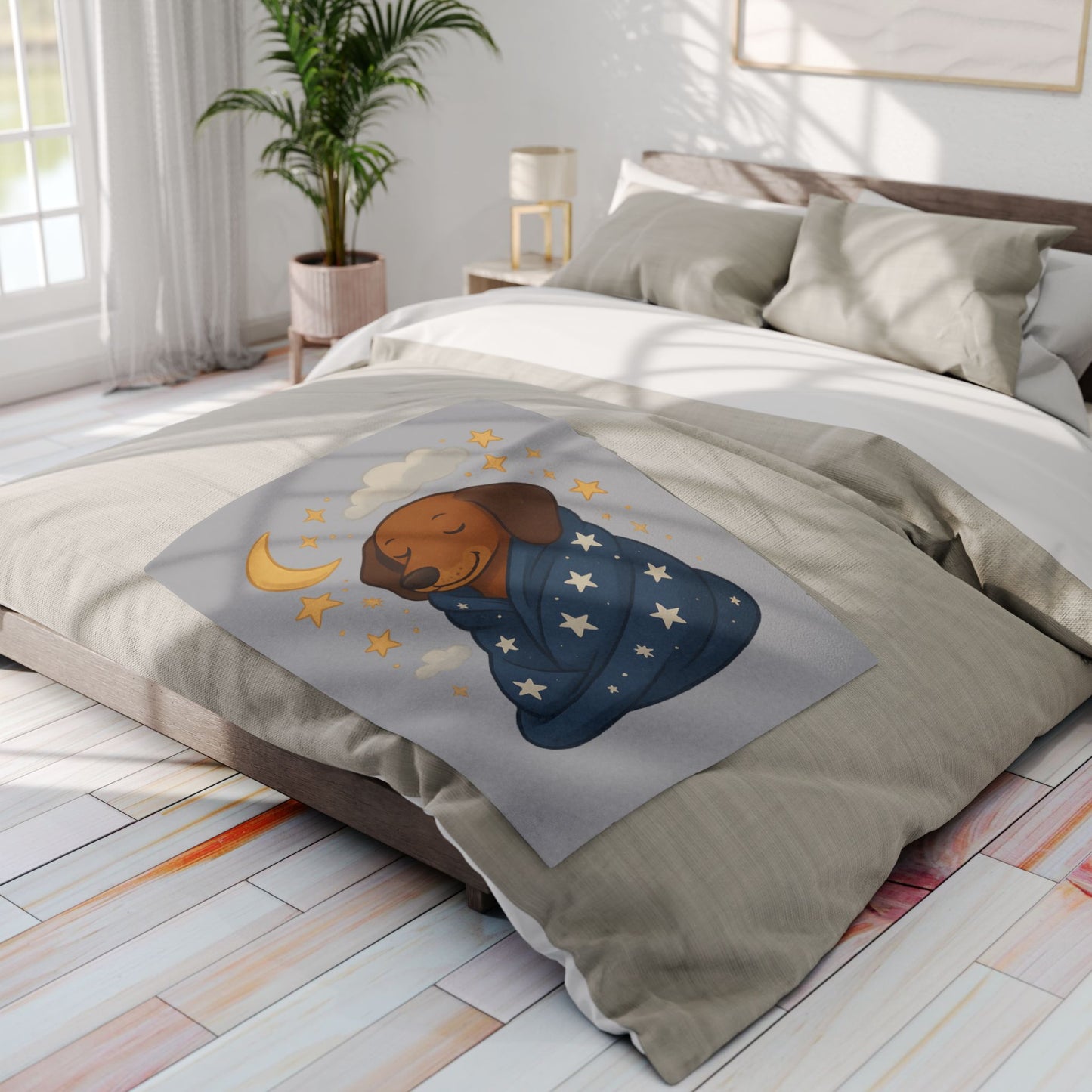 Cozy Dog Blanket, Soft Fleece Blanket for Dog Lovers