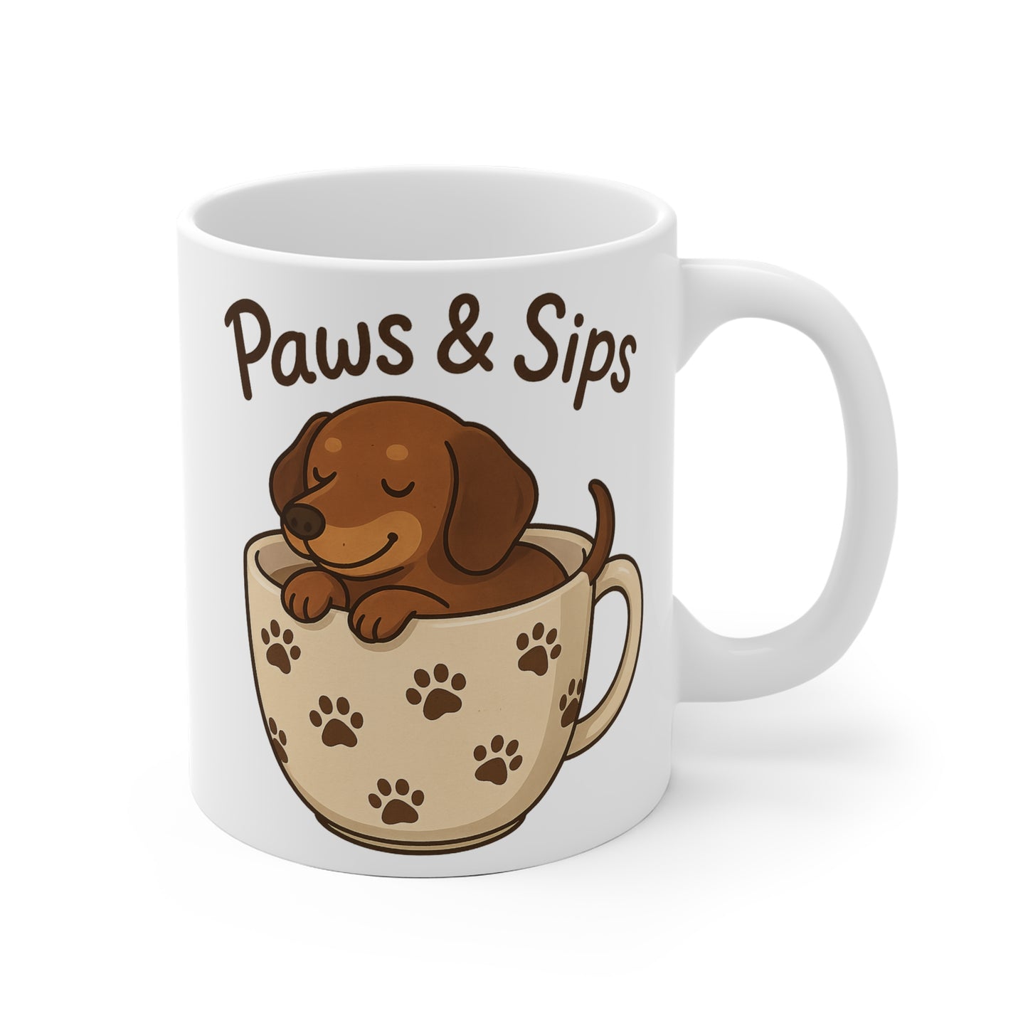 Adorable Dog-Themed Ceramic Mug