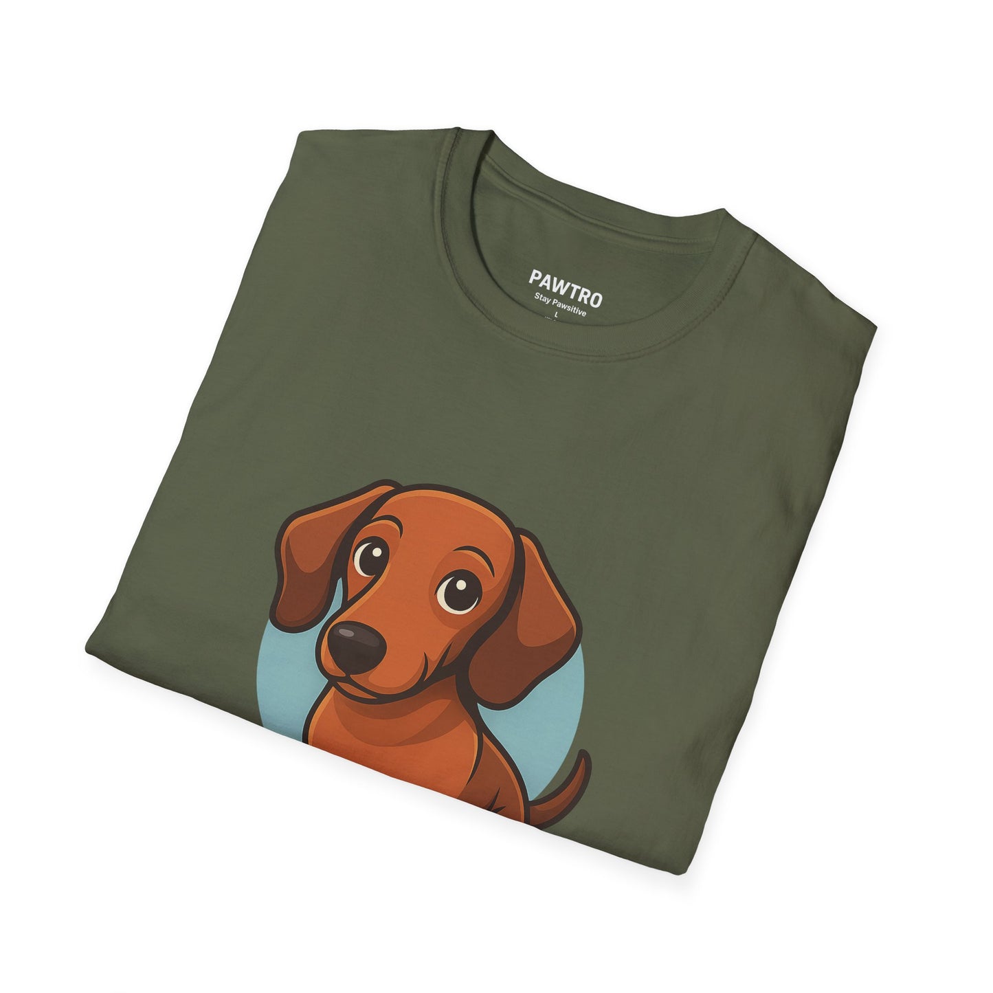 Cute Dog Illustration Unisex T-Shirt
