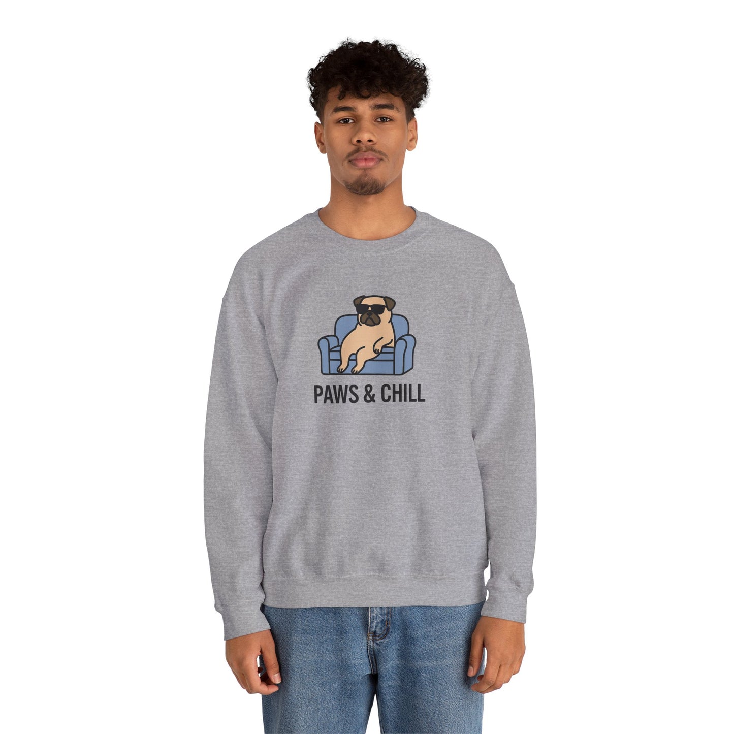 Cozy Dog-Lover Crewneck Sweatshirt