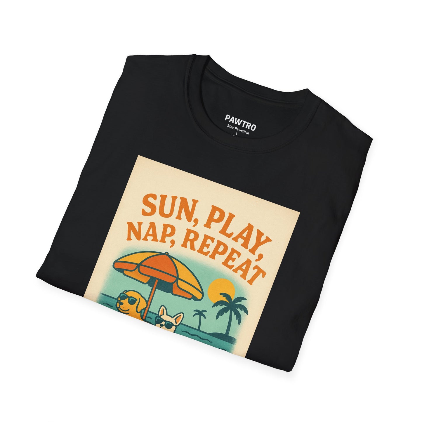 Summer Vibes T-Shirt, Casual Tee for Dog Lovers