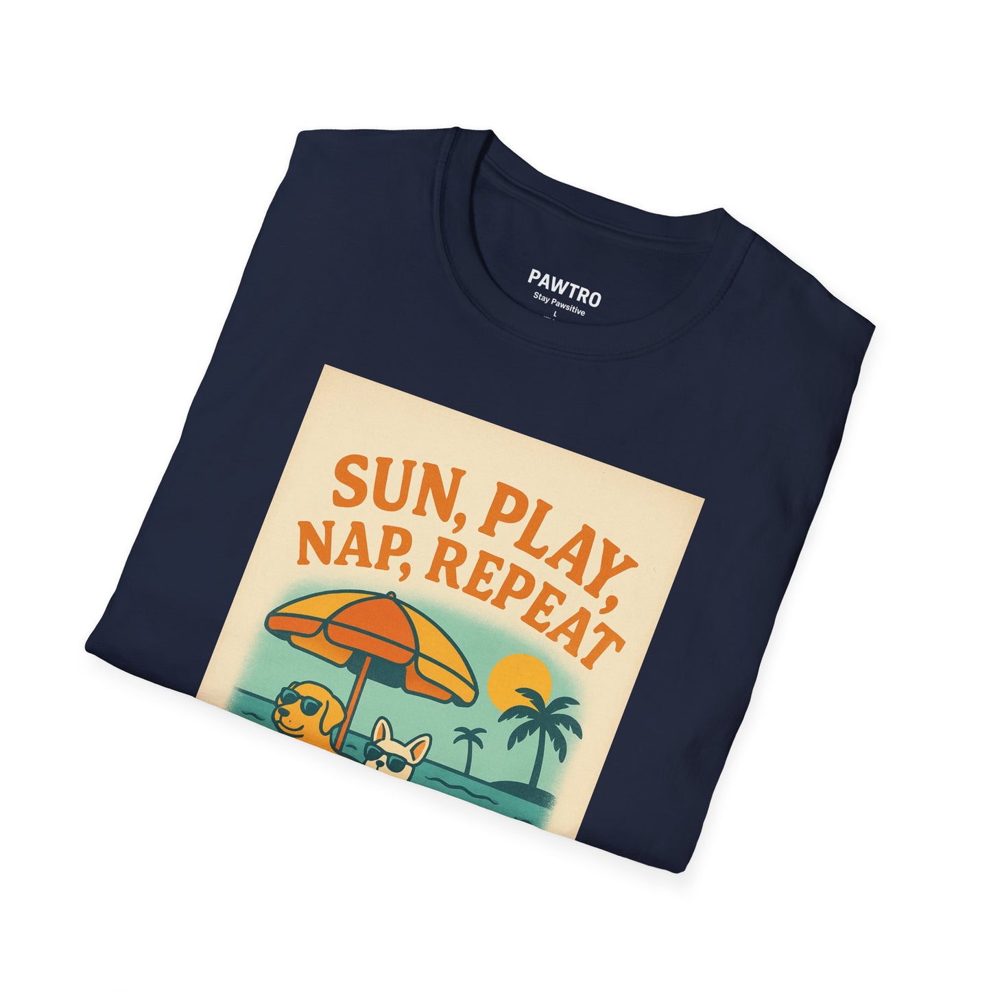 Summer Vibes T-Shirt, Casual Tee for Dog Lovers