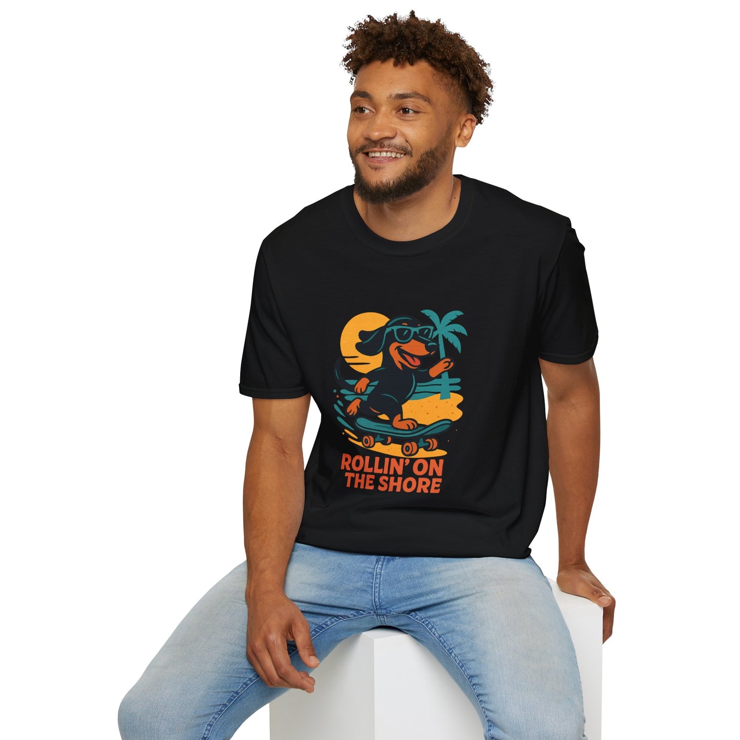 Cool Dog Surfing Unisex T-Shirt