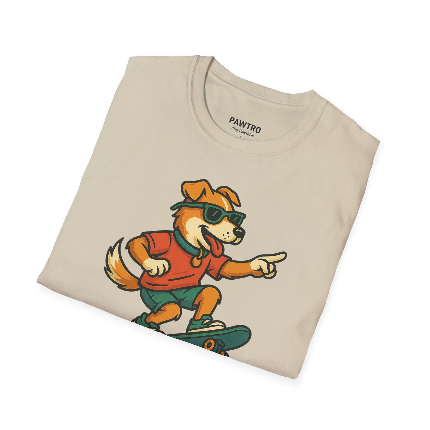 Skateboarding Dog T-Shirt - Dog Mode On