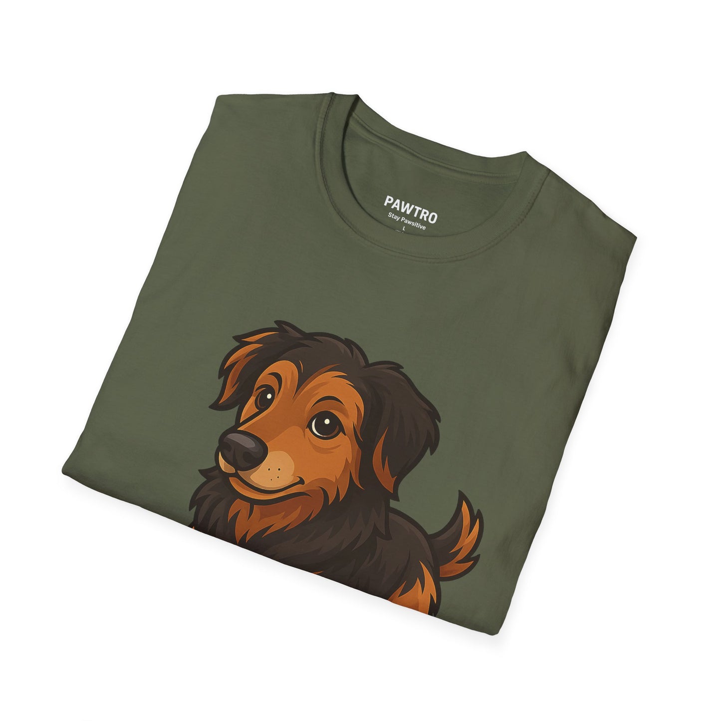 Cute Dog Graphic T-Shirt, Casual Wear
