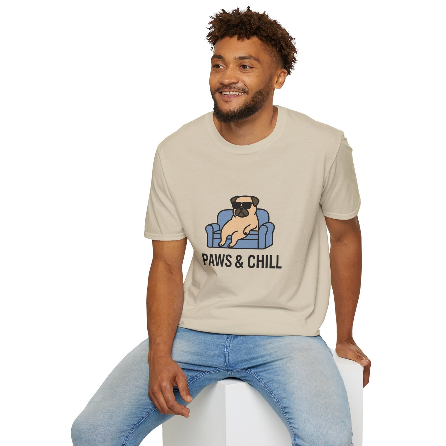 Unisex Paws & Chill T-Shirt, Funny Pet Lover Tee