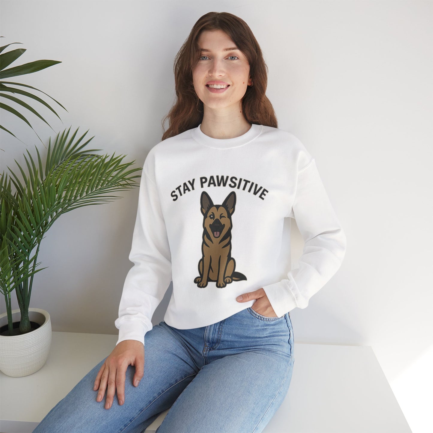 Stay Pawsitive Unisex Sweatshirt