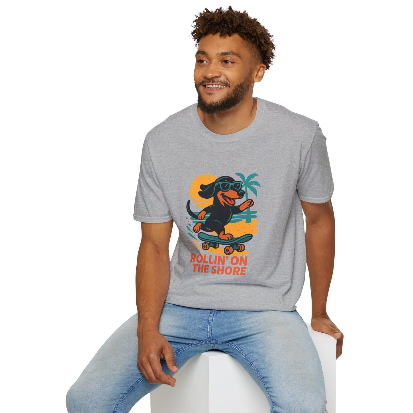 Cool Dog Surfing Unisex T-Shirt