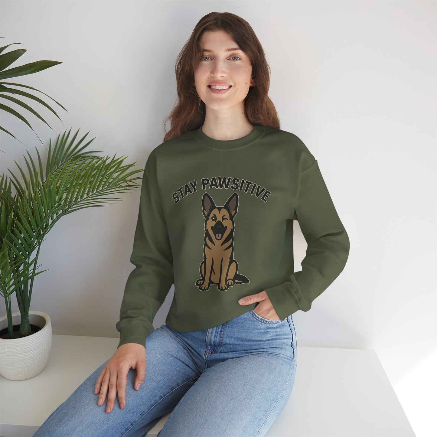 Stay Pawsitive Unisex Sweatshirt