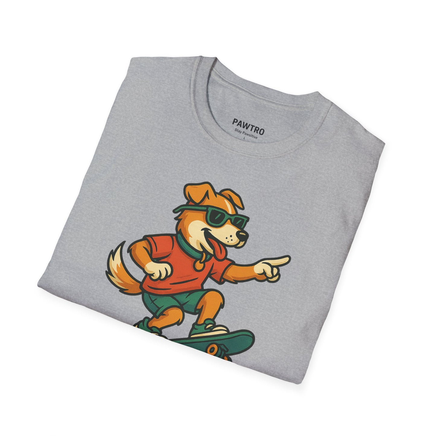 Skateboarding Dog T-Shirt - Dog Mode On
