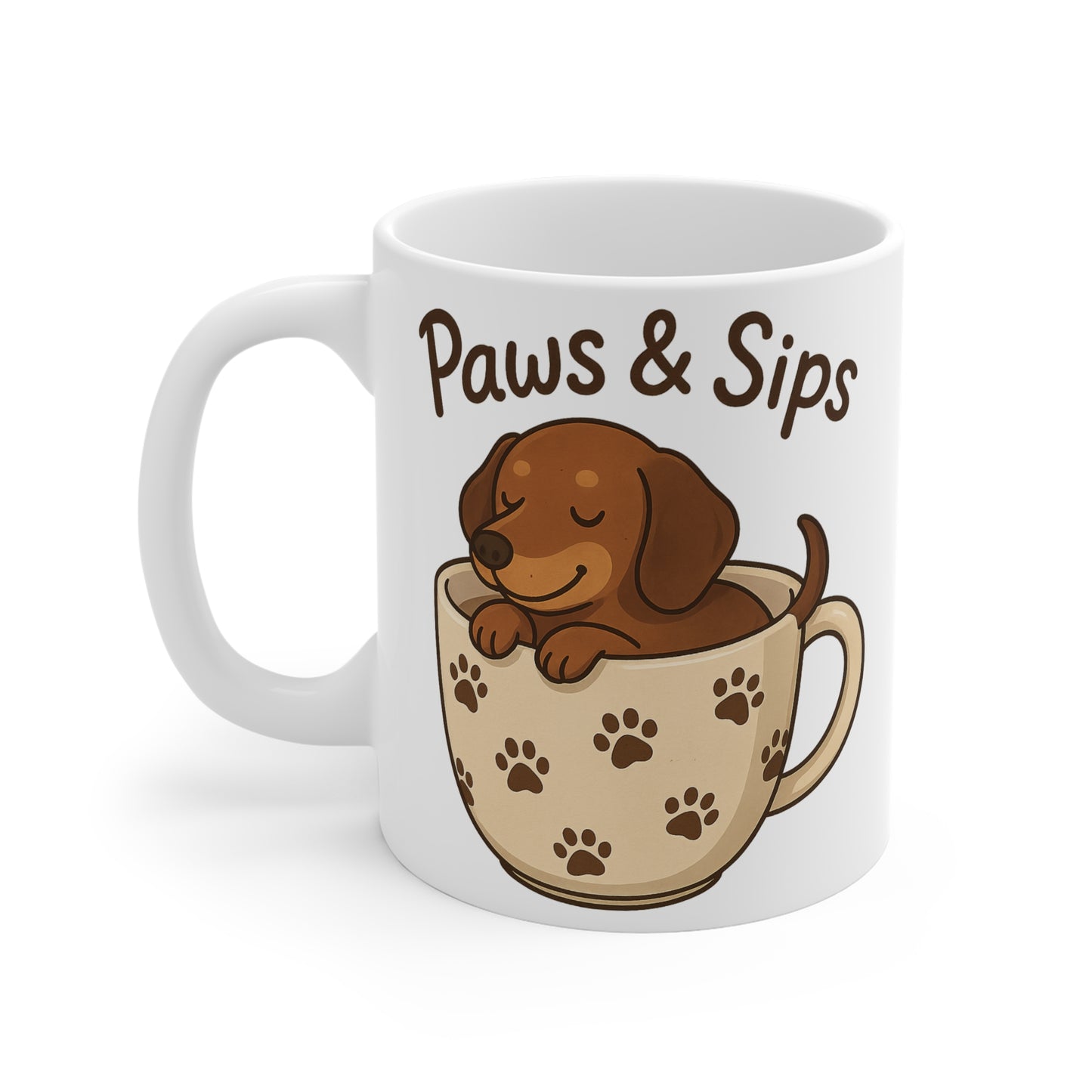 Adorable Dog-Themed Ceramic Mug