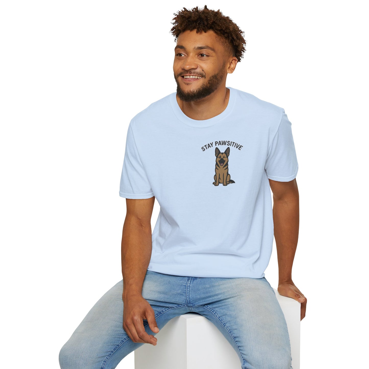 Stay Pawsitive Dog Lover Unisex T-Shirt