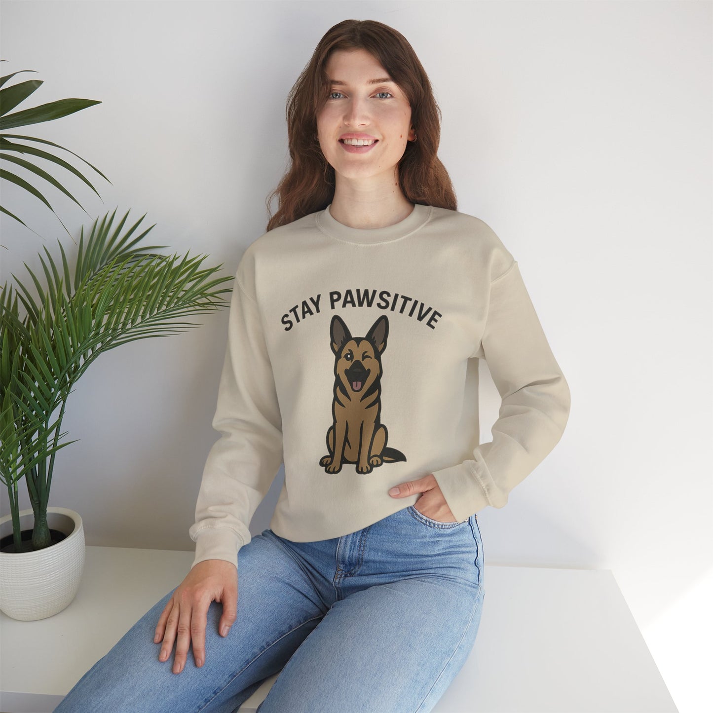 Stay Pawsitive Unisex Sweatshirt