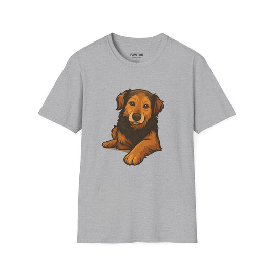 Cute Dog Graphic Unisex Softstyle T-Shirt