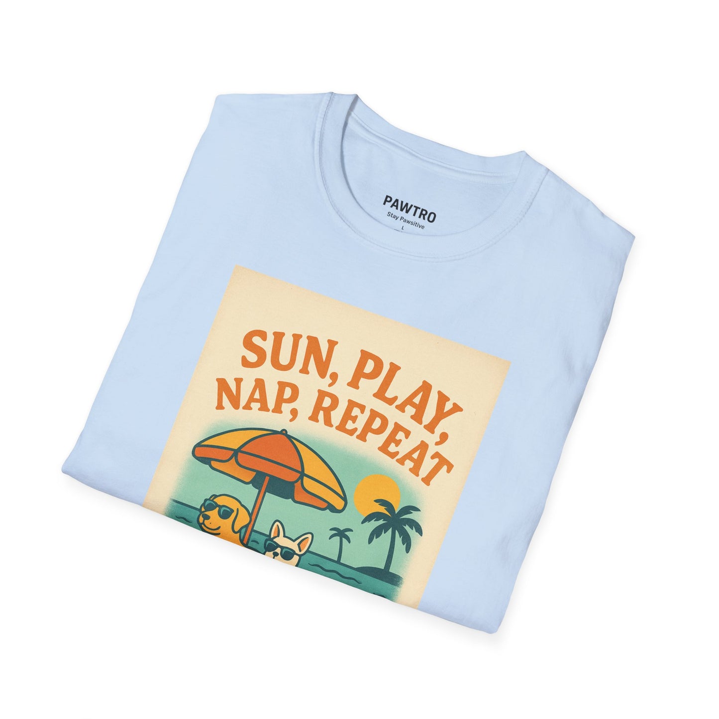 Summer Vibes T-Shirt, Casual Tee for Dog Lovers