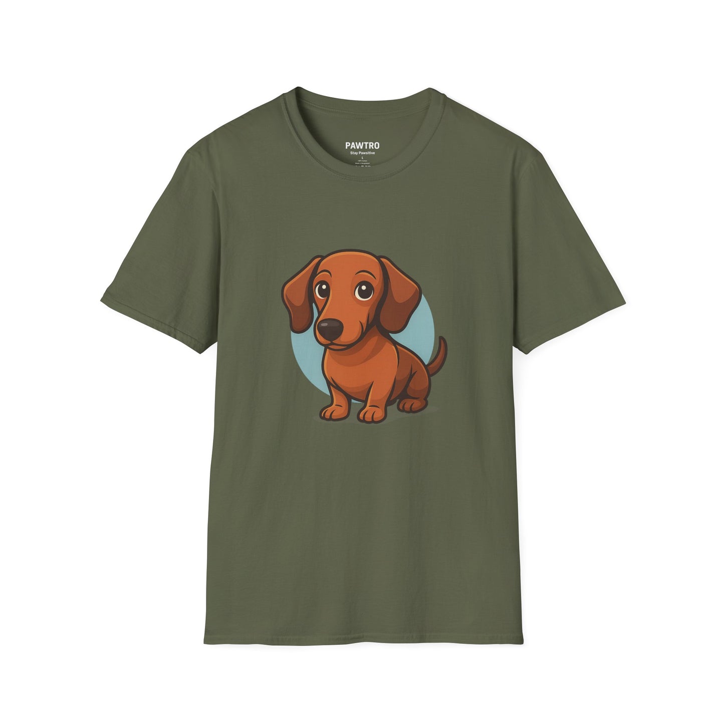 Cute Dog Illustration Unisex T-Shirt