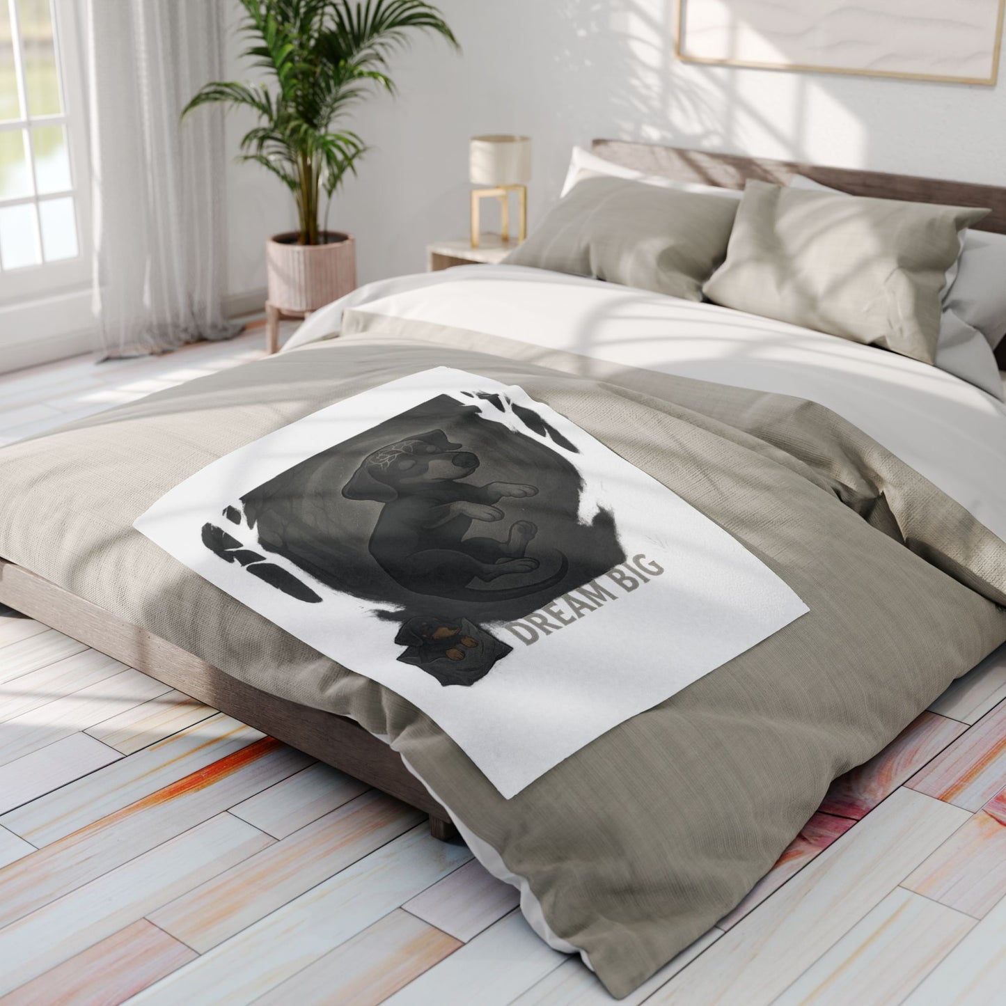 Dream Big Dog Arctic Fleece Blanket, Cozy Pet Blanket