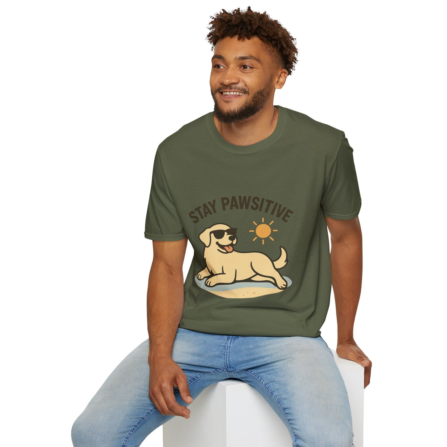 Stay Pawsitive Dog Lover T-Shirt