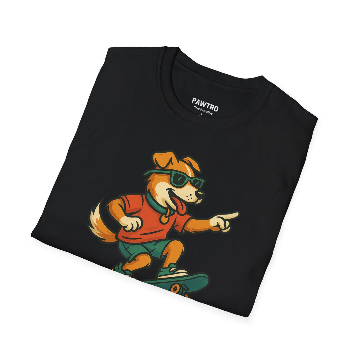 Skateboarding Dog T-Shirt - Dog Mode On