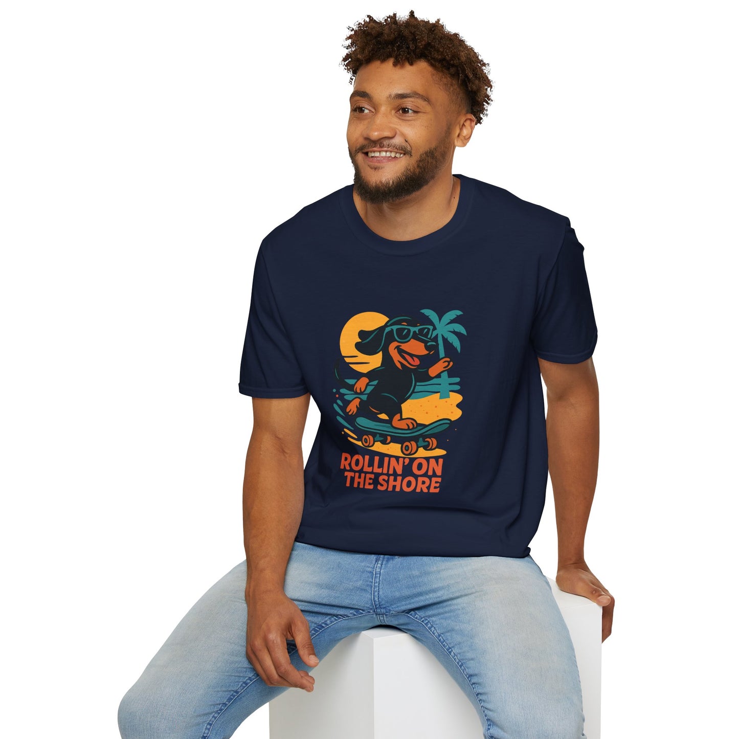Cool Dog Surfing Unisex T-Shirt