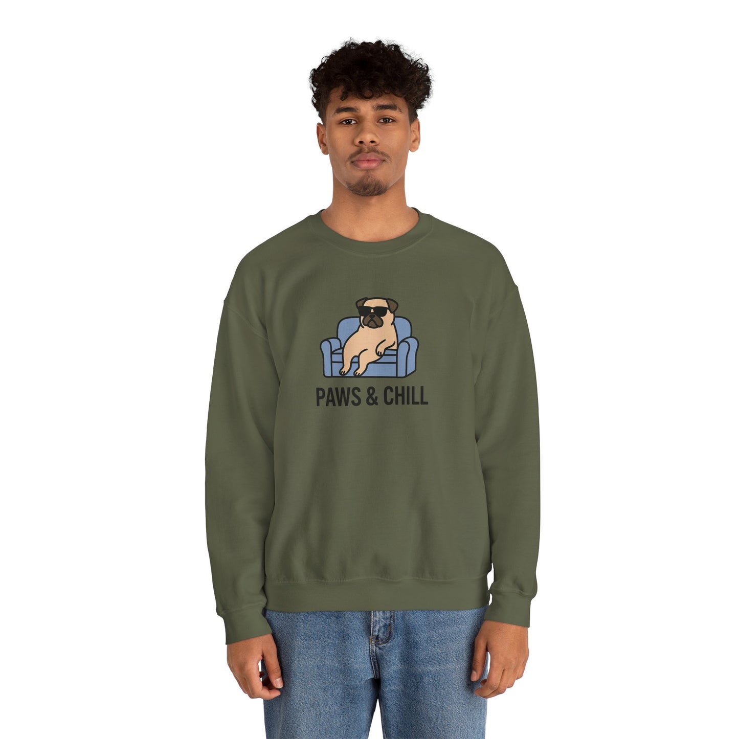 Cozy Dog-Lover Crewneck Sweatshirt