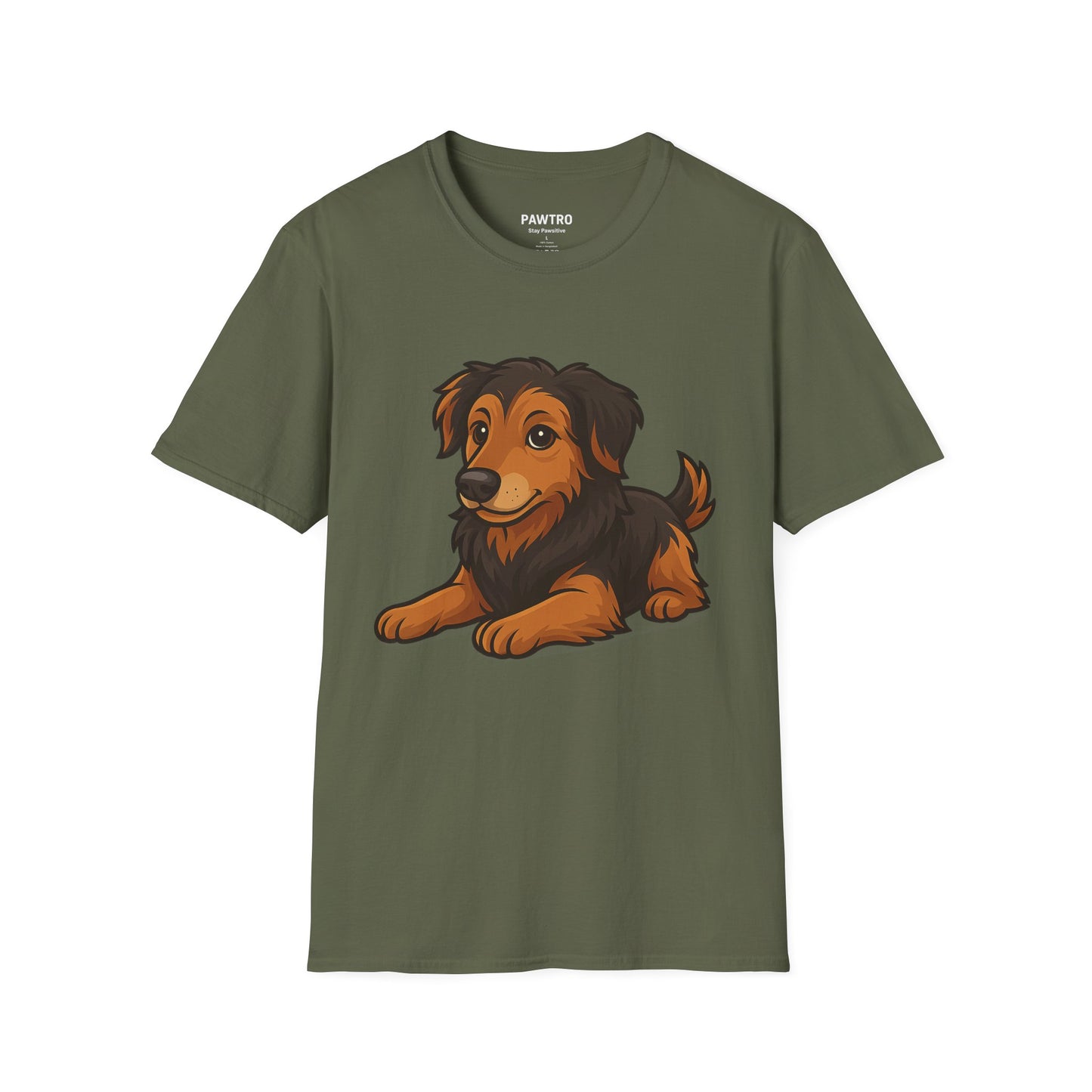 Cute Dog Graphic T-Shirt, Casual Wear