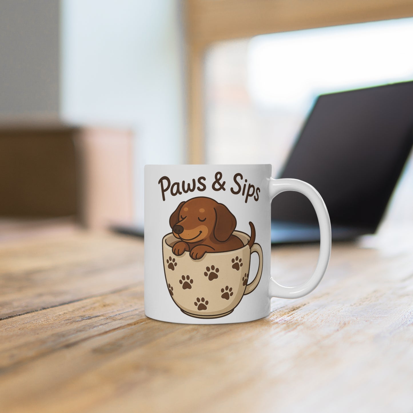 Adorable Dog-Themed Ceramic Mug