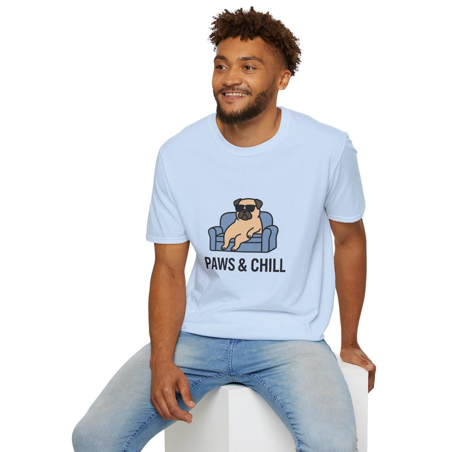 Unisex Paws & Chill T-Shirt, Funny Pet Lover Tee