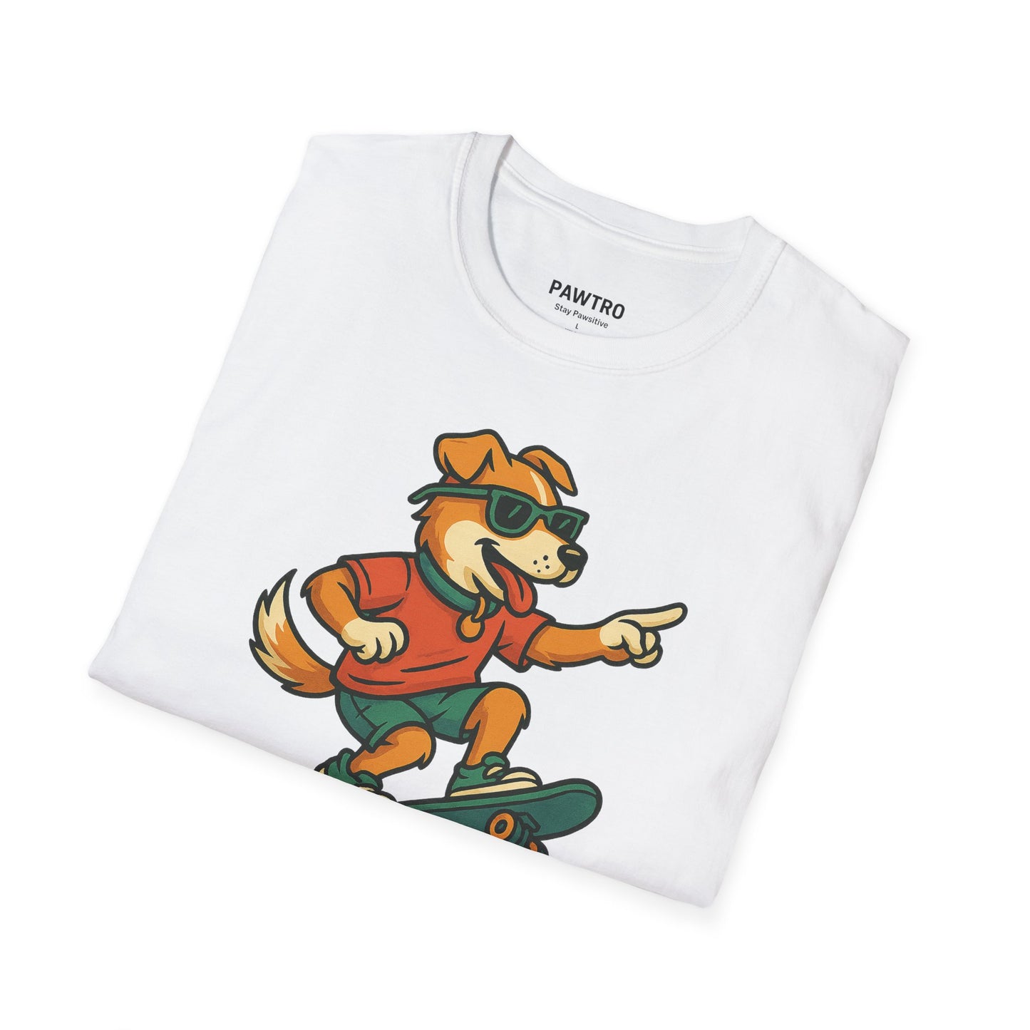 Skateboarding Dog T-Shirt - Dog Mode On