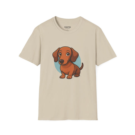 Cute Dog Illustration Unisex T-Shirt