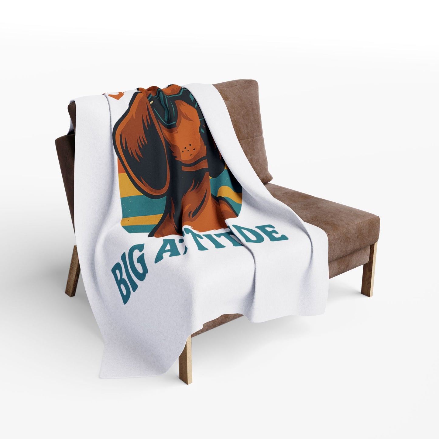 Cool Dog Fleece Blanket - Short Legs Big Attitude