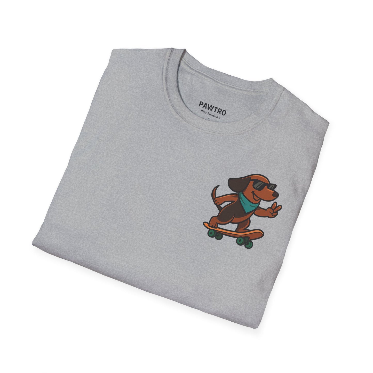 Skateboarding Dog T-Shirt | Fun Unisex Graphic Tee for Pet Lover