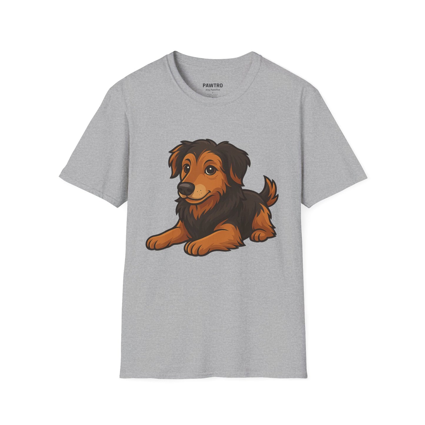 Cute Dog Graphic T-Shirt, Casual Wear