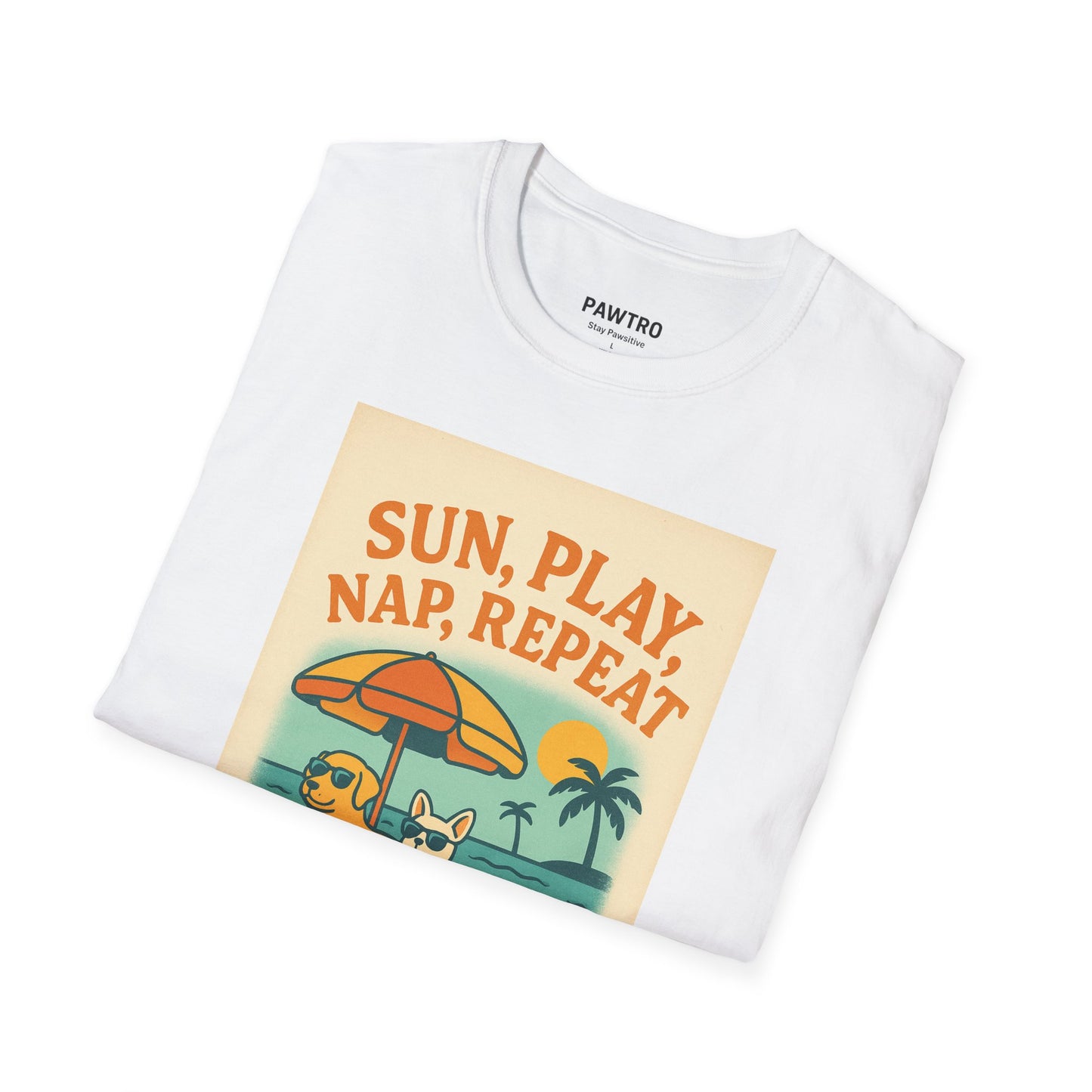 Summer Vibes T-Shirt, Casual Tee for Dog Lovers