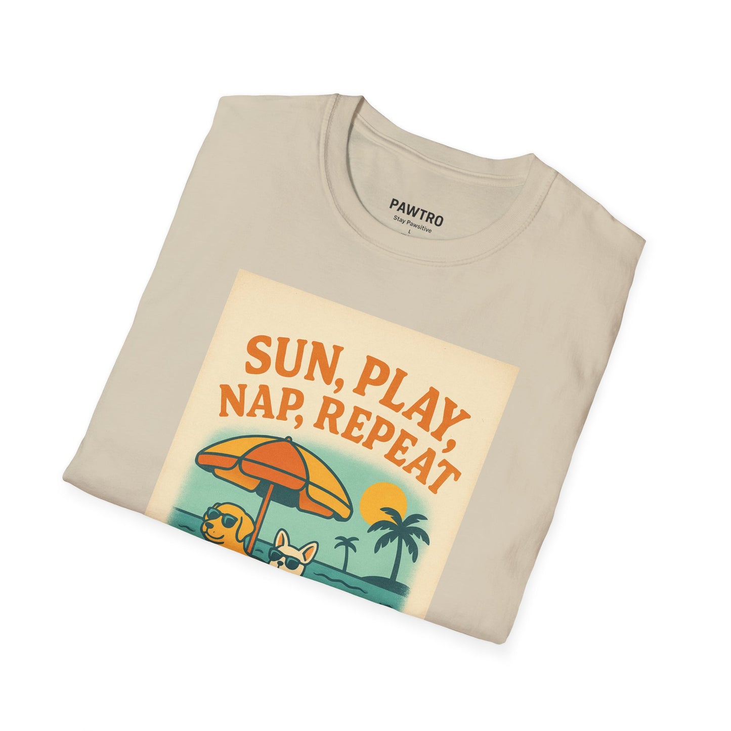 Summer Vibes T-Shirt, Casual Tee for Dog Lovers